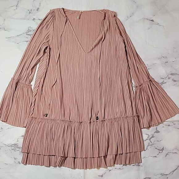 Free People Can't Help It Pink Mini Dress - Picture 1 of 5